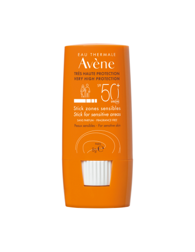 AVENE STICK ZONAS SENSIBLES SPF50+ 8GR