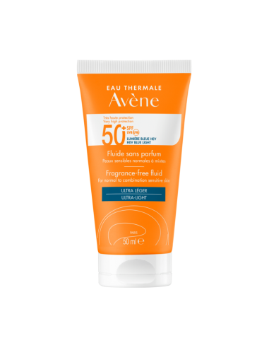 AVENE FLUIDO SIN PERFUME SPF50+ 50ML