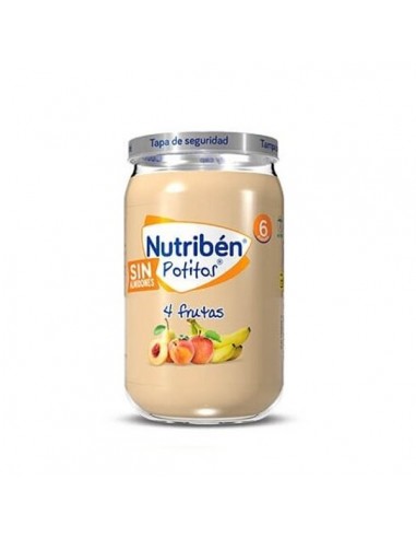 Nutribén Potito 4 Frutas para Bebés...