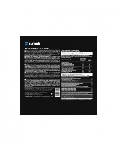 ZUMUB 100% WHEY AISLADA 2KG SIN SABOR