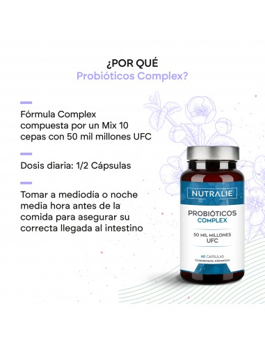 NUTRALIE BIPROTICS COMPLEX  60 CAPSULAS