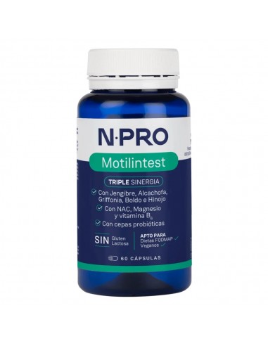 NPRO MOTILINTEST  60 CAPSULAS