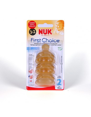 NUK TETINA FC LATEX L ANATOMICO...