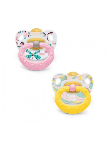 NUK CHUPETE STAR LATEX 18-36 M 2U.