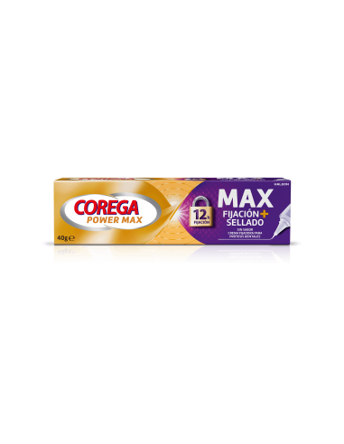 COREGA MAX FIJACIÓN + SELLADO CREMA ADHESIVA DENTAL SIN SABOR 70G