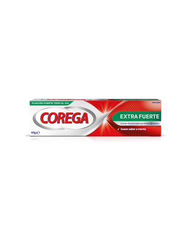COREGA CREMA EXTRA FUERTE SABOR MENTA 40G