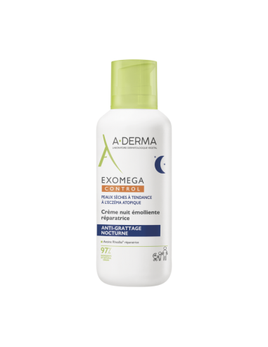 A-DERMA EXOMEGA CREMA NOCHE REPARADORA EMOLIENTE 400ML