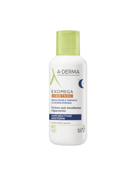 A-DERMA EXOMEGA CREMA NOCHE REPARADORA EMOLIENTE 400ML