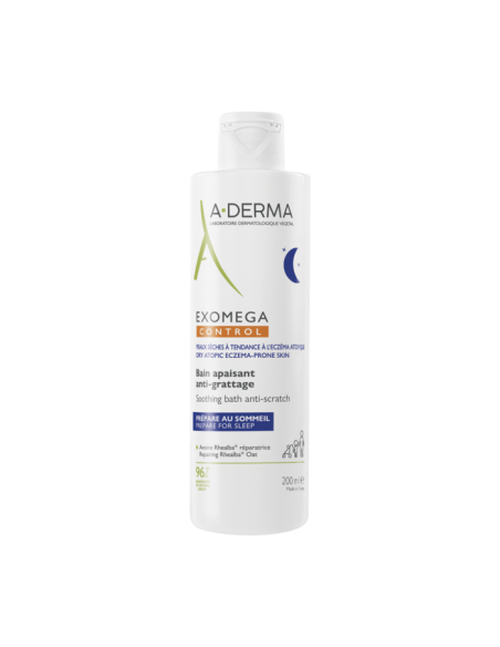 A-DERMA EXOMEGA CONTROL BAÑO CALMANTE ANTIPICOR 200ML