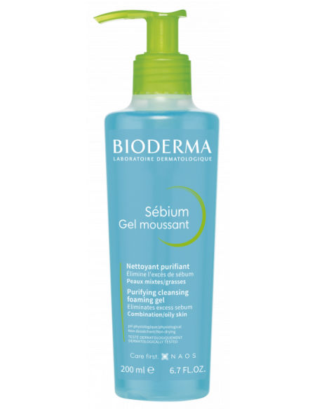 BIODERMA SÉBIUM GEL MOUSSANT 200ML