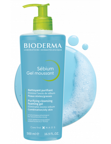 BIODERMA SEBIUM GEL MOUSSANT 1 ENVASE...