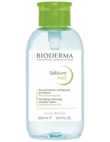BIODERMA SÉBIUM H2O CON DISPENSADOR 500ML