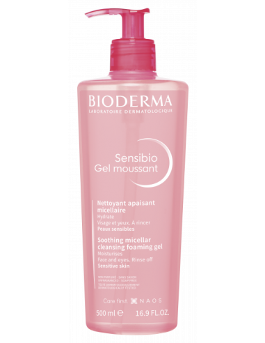 BIODERMA SENSIBIO GEL MOUSSANT 500ML