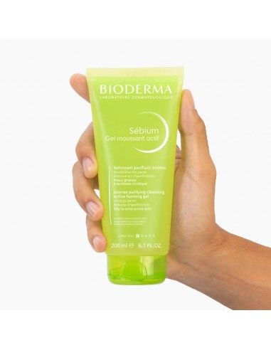 BIODERMA SÉBIUM GEL MOUSSANT ACTIF 200ML