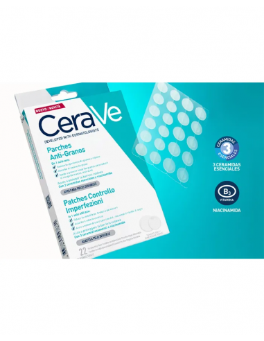 CERAVE PARCHES ANTI GRANOS 22 UND