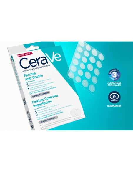 CERAVE PARCHES ANTI GRANOS 22 UND