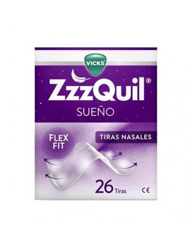 ZZZQUIL SUEÑO  26 TIRAS NASALES