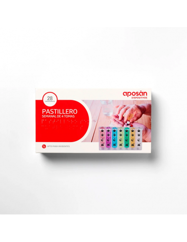 APOSÁN PASTILLERO SEMANAL DE 4 TOMAS