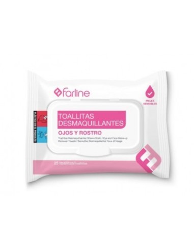 FARLINE  TOALLITAS DESMAQUILLANTES 25...