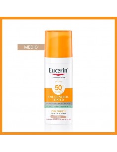 EUCERIN SUN FACE OIL CONTROL FPS50+ TONO MEDIO 50ML