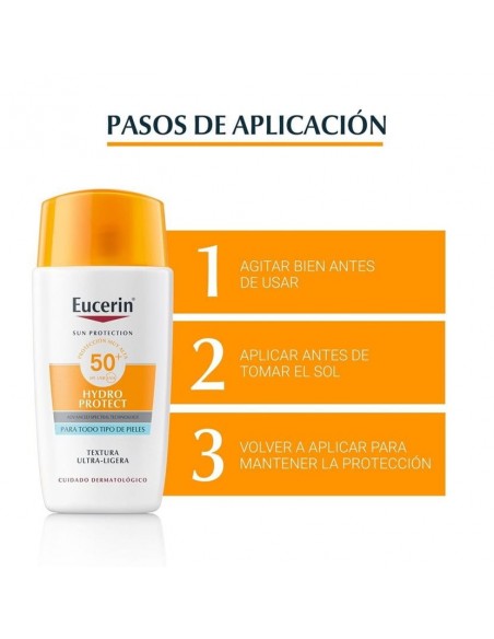 EUCERIN SUN FACE HYDRO PROTECT ULTRA LIGHT FLUID FPS50+ 50ML