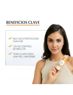 EUCERIN SUN FACE OIL CONTROL FPS50+ TONO CLARO 50ML 2