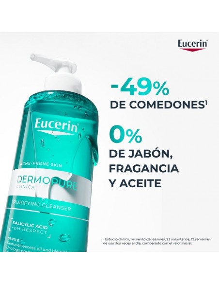 EUCERIN DERMOPURE GEL LIMPIADOR PURIFICANTE 400ML