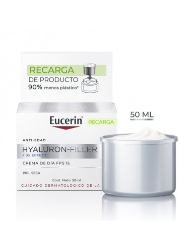 EUCERIN HYALURON FILLER DÍA FPS15 RECARGA 50ML