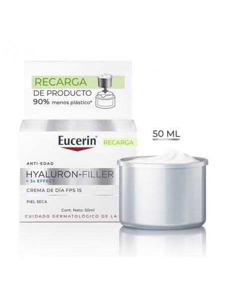 EUCERIN HYALURON FILLER DÍA FPS15 RECARGA 50ML