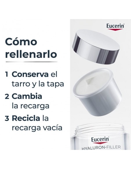 EUCERIN HYALURON FILLER DÍA FPS15 RECARGA 50ML