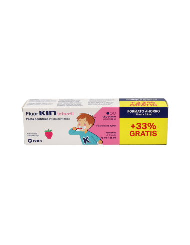 FluorKIN Infantil Pasta Dentífrica...