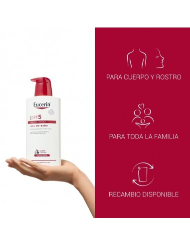 EUCERIN PH5 GEL DE BAÑO PIEL SECA Y SENSIBLE 400ML