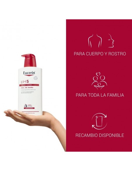 EUCERIN PH5 GEL DE BAÑO PIEL SECA Y SENSIBLE 400ML