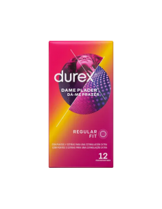DUREX PRESERVATIVOS DAME PLACER 12UDS