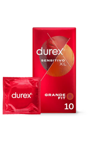 DUREX PRESERVATIVOS SENSITIVO XL 10UDS