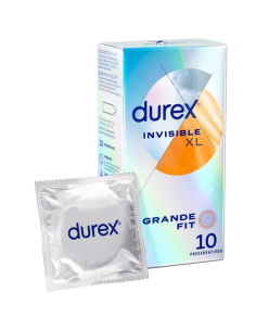 DUREX PRESERVATIVOS INVISIBLE XL 10UDS
