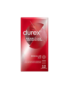 DUREX PRESERVATIVOS SENSITIVO CONTACTO TOTAL 12UDS