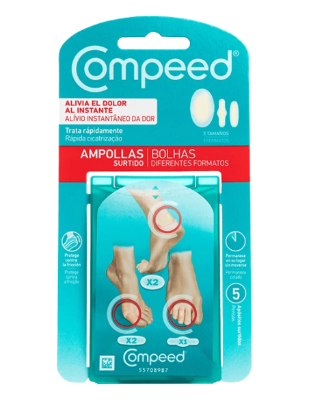 COMPEED AMPOLLAS SURTIDO 5UNDS
