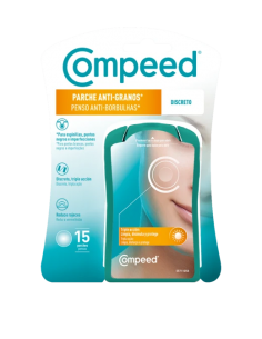 COMPEED PARCHE ANTIGRANOS DISCRETO TRIPLE ACCIÓN 15UDS