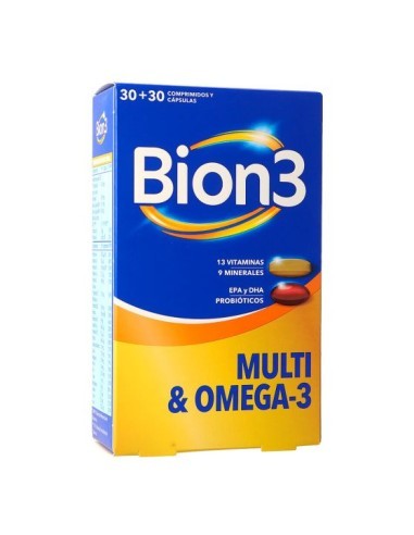 Bion3 Multi & Omega-3 30 Comprimidos...
