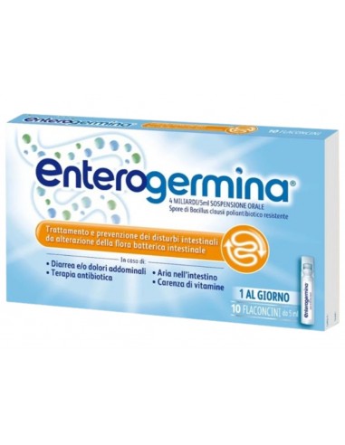 ENTEROGERMINA  10 VIALES 5 ML...