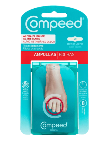 COMPEED AMPOLLAS DEDOS DEL PIE 8UDS