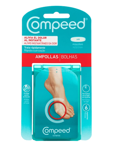 COMPEED AMPOLLAS TALLA PEQUEÑA 6UDS