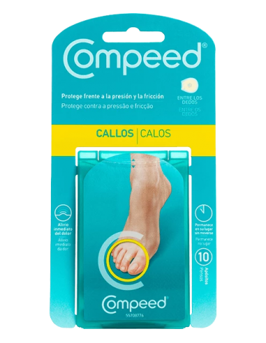 COMPEED CALLOS ENTRE LOS DEDOS DEL PIE 10UDS