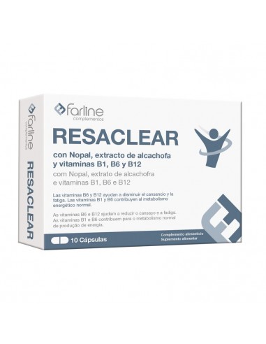 FARLINE RESACLEAR 10 CAPS (RESACA)