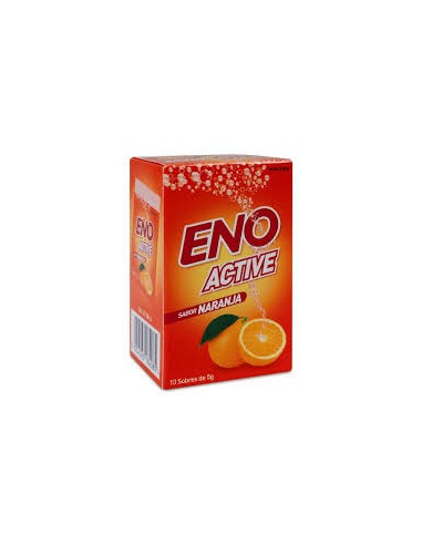 ENO ACTIVE  10 SOBRES 5 G SABOR NARANJA