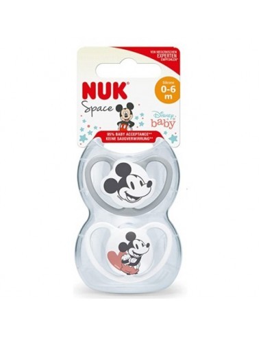 NUK CHUPETE SILICONA SPACE MICKEY 0 -...