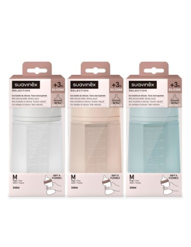 SUAVINEX BIBERON SILICONA SOFT COLOUR...