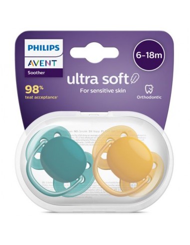 PHILIPS AVENT CHUPETE ULTRA SOFT 6 -...
