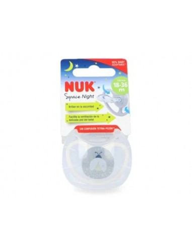 NUK CHUPETE SILICONA SPACE NIGTH...